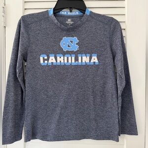 North Carolina Tar heels Long Sleeve Shirt Boys 12-14